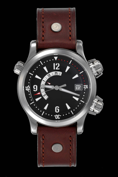 hodinky pro muže s kůže watchband - Fotografie, Obrázek