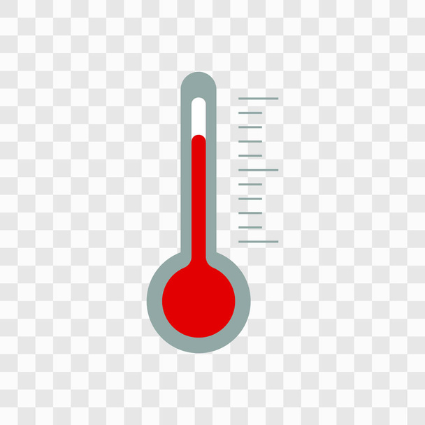 Thermometer. Weather concept. Flat style - Vector, imagen