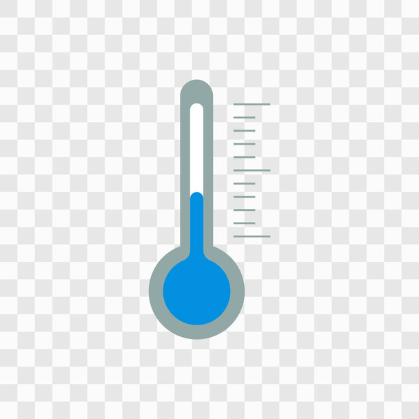 Thermometer. Weather concept. Flat style - Vektör, Görsel