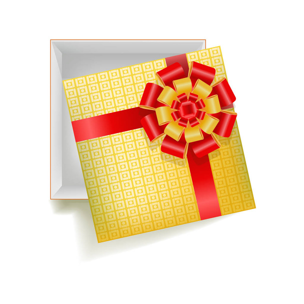 Girtbox com ornamento quadrado
 - Vetor, Imagem