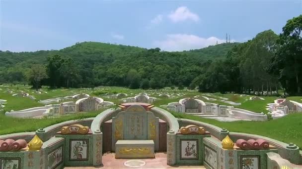 Chinese begraafplaats in Ching Ming festival - Video