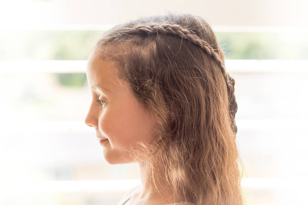 Портрет дівчини з плетеним волоссям
 - Фото, зображення