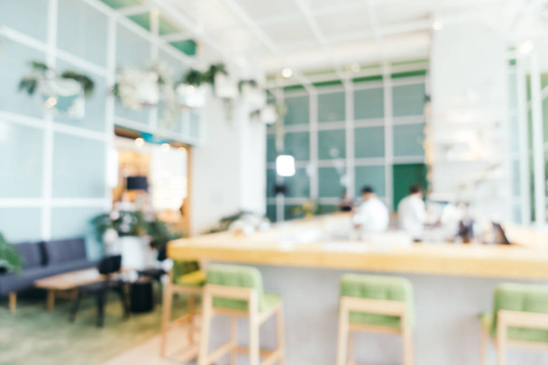 Cafetería abstracta borrosa y desenfocada cafetería y restaurante inte
 - Foto, imagen