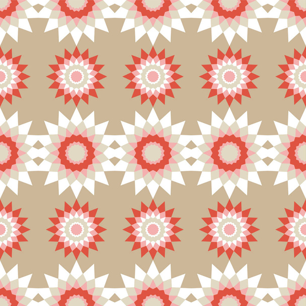 Moroccan Mosaic Seamless Patterns. Retro motif. Vector illustration. Textile rapport. - Vektori, kuva