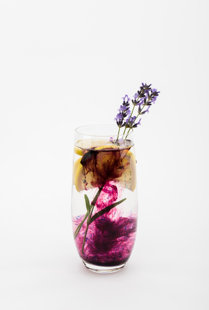 homemade lemonade with lavender   - Zdjęcie, obraz