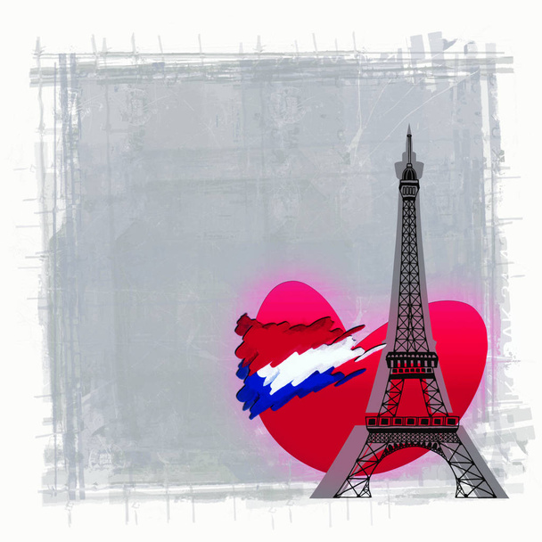 Párizs belvárosában, a szeretet. - Fotó, kép