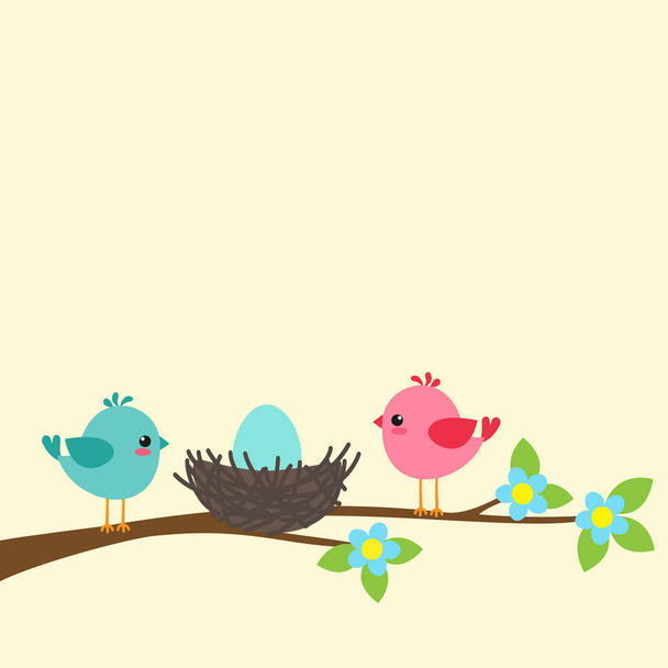 Family of birds - ベクター画像