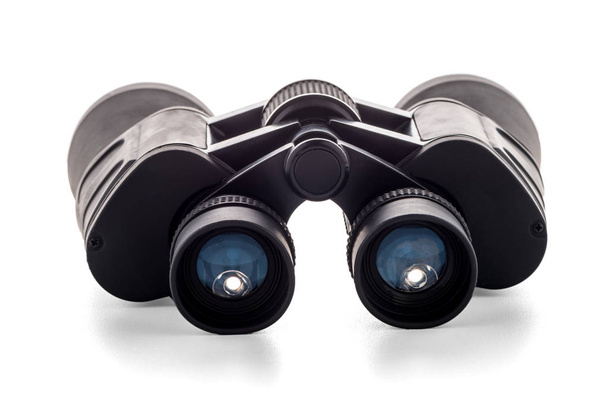 Black binoculars isolated - Foto, Imagem