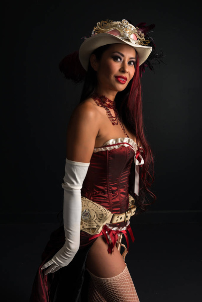 Kızıl saçlı cosplay - Fotoğraf, Görsel