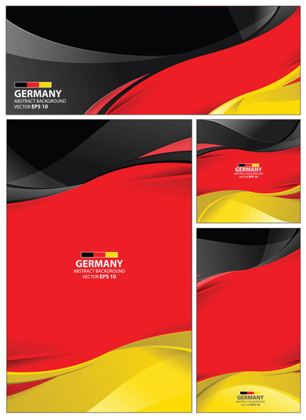 Resumen Alemania Bandera Antecedentes
 - Vector, Imagen