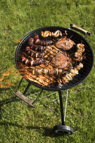 Assorted grilled meat - Photo, Image