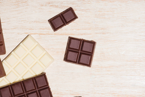 variety chocolate bars - Фото, изображение