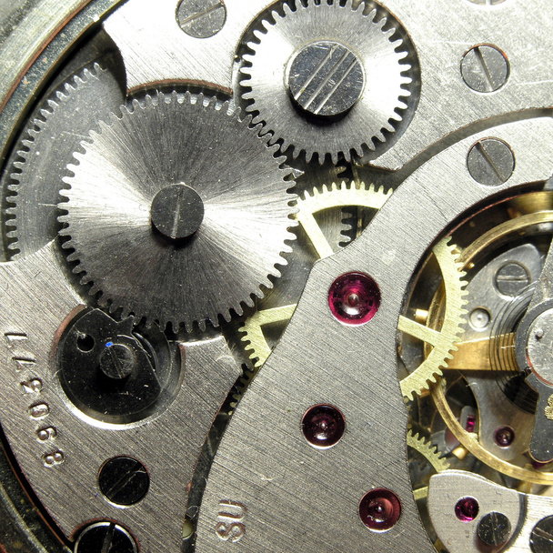 Mecanismo de relógio
 - Foto, Imagem