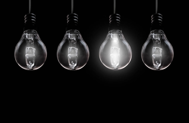 Light bulb background - Photo, Image
