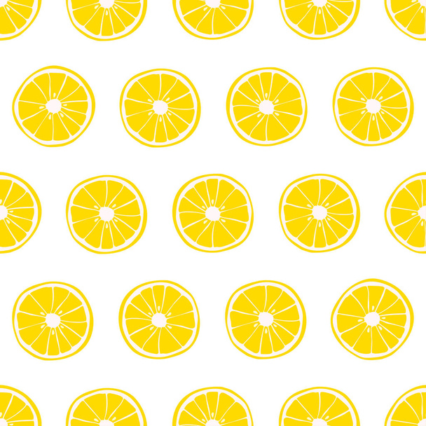 orange citrus pattern - Vektor, Bild