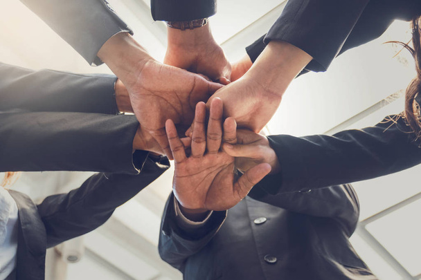 Group of business people joining hands. Team work concept. - Fotografie, Obrázek