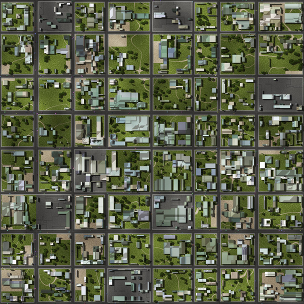 planimetria di una città senza soluzione di continuità
 - Foto, immagini