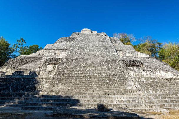 Large Pyramid in Becan, Mexico - Photo, Image