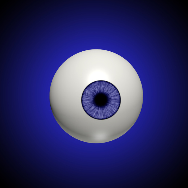 Human eye on blue background - Фото, изображение