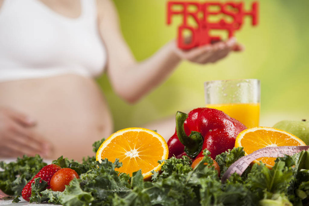 Nutrition and diet during pregnancy - Photo, Image