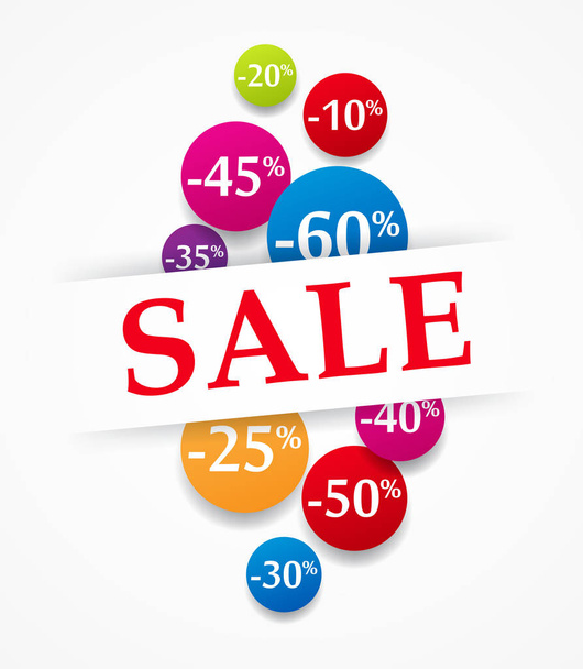 Sale discount tags - Vector, Imagen