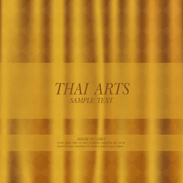 Thai Art vector background. - Vettoriali, immagini