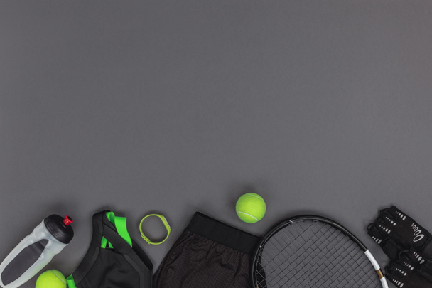 Tennis equipment and sportswear - Photo, Image