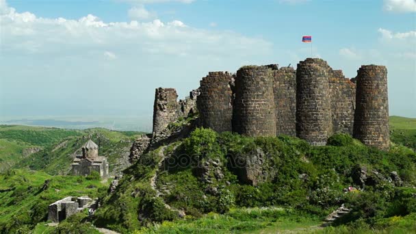 Medieval fortress Amberd in Armenia - Footage, Video