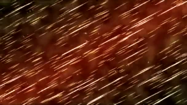 Színes gyors animált részecske háttér - hurok piros - Felvétel, videó