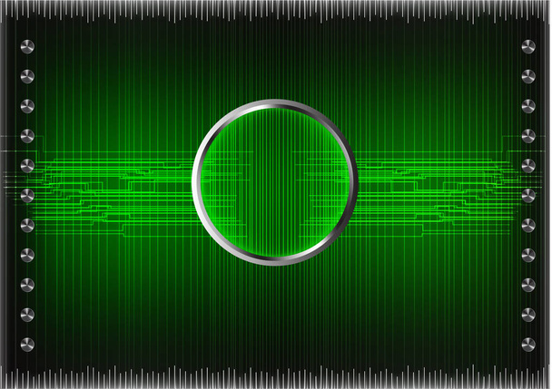 Set of lines on a green background - Vetor, Imagem