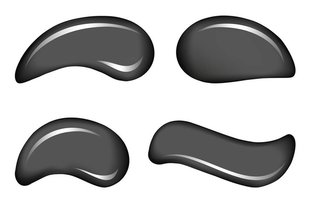 Векторные капли белой кожи
 - Вектор,изображение