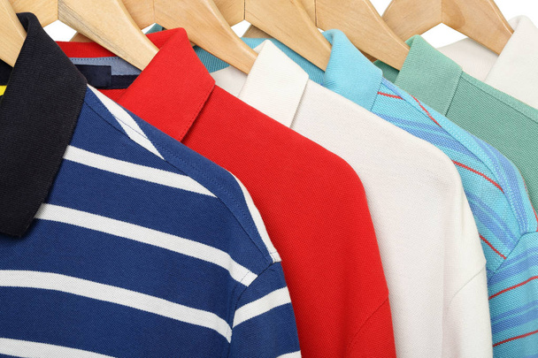 colorful polo shirts - Foto, Bild