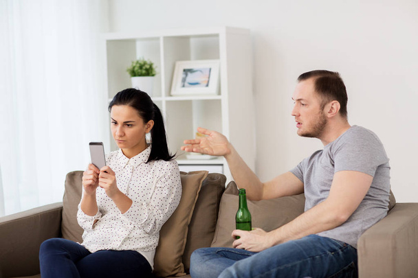 couple having argument at home - Photo, image