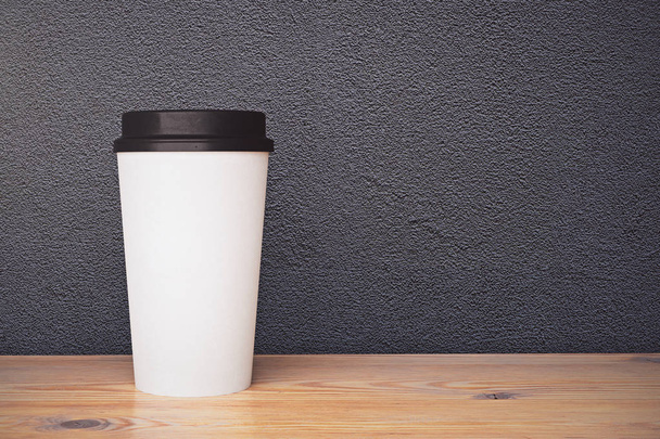 White coffee cup - 写真・画像