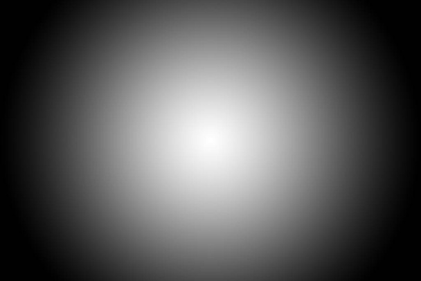 暗い背景と明るいと白のソフト, ラウンド センター - 写真・画像