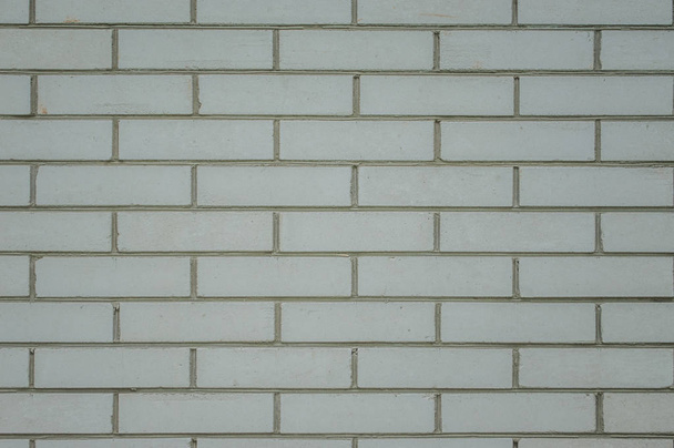 White brick wall for background - Foto, imagen