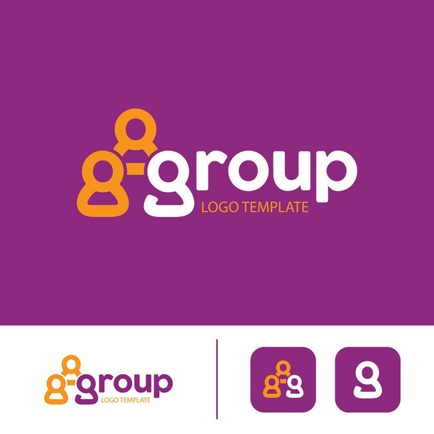 Grup Logo şablonu - Vektör, Görsel