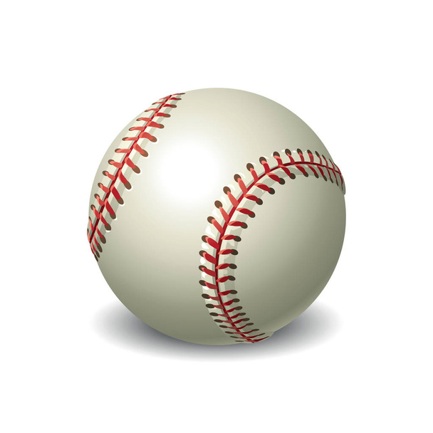 Ícone de bola de beisebol
 - Vetor, Imagem