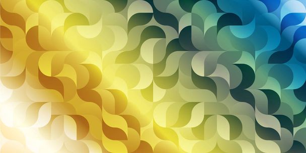 Colorful rectangular geometric background - Vector, Image