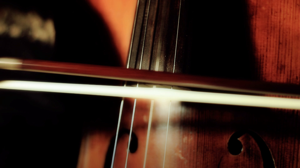Person, die Cello spielt - Filmmaterial, Video