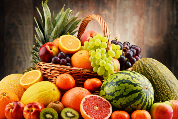 Composition with assorted fruits - Photo, Image