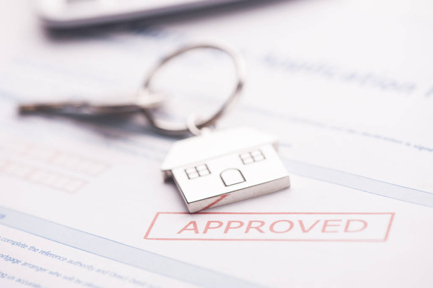Jelzálog hitel megállapodás alkalmazására jóváhagyott - Fotó, kép