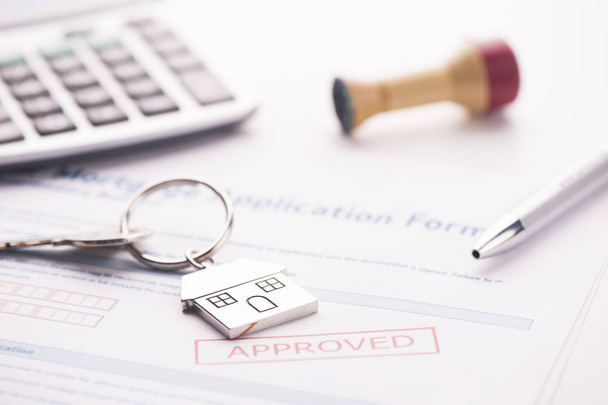 Demande de contrat de prêt hypothécaire approuvée
 - Photo, image