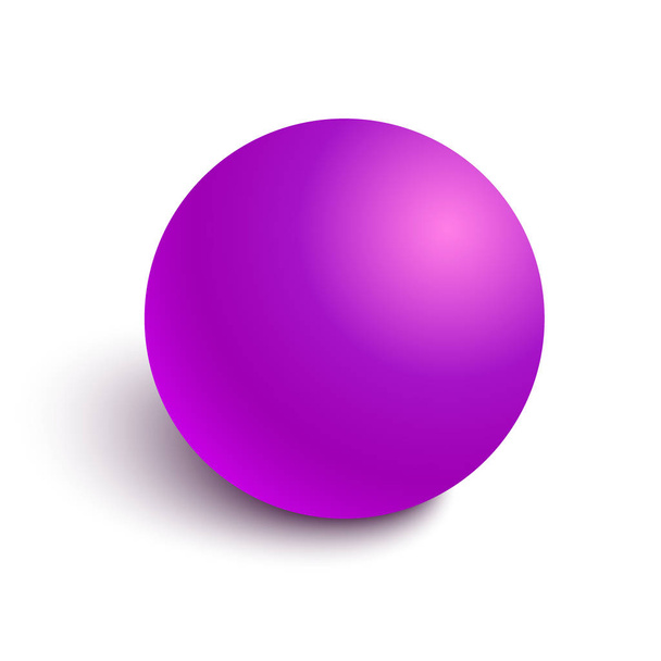 Rosa brillante bola vector ilustración
 - Vector, imagen
