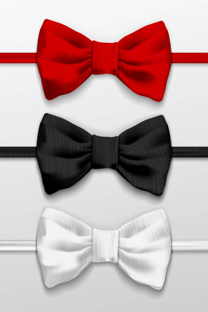 Realistic bow tie illustration - Zdjęcie, obraz