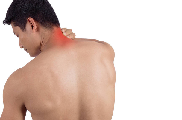 Muži s bolesti krku - Fotografie, Obrázek