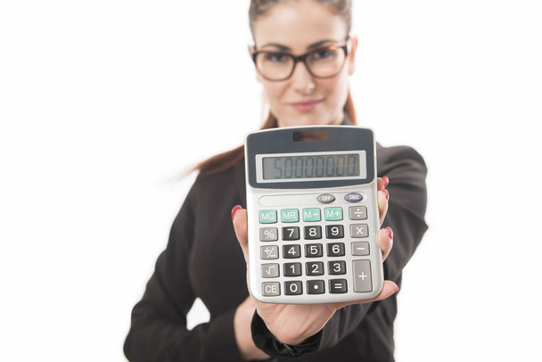 Accountant business woman - Zdjęcie, obraz