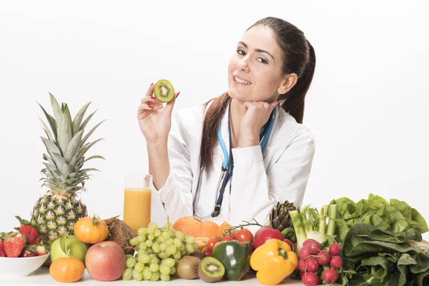 Kobieta lekarz dietetyk - Zdjęcie, obraz