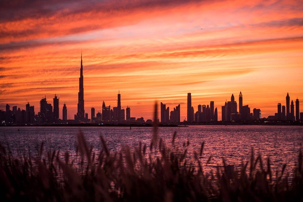 Ηλιοβασίλεμα της βεράντας, Ντουμπάι - Φωτογραφία, εικόνα