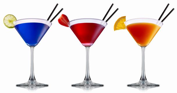 alkohol cocktail szett - Fotó, kép